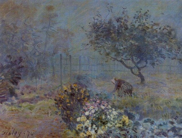 Fog, Voisins by Alfred Sisley