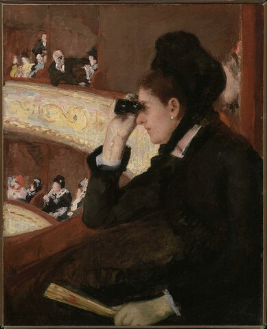 At the Opera by Mary Cassatt