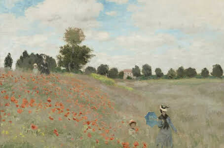 Poppies by Claude Monet