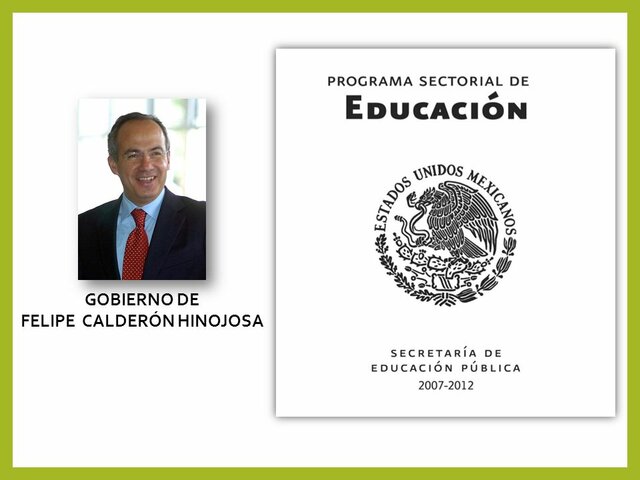 PROGRAMA SECTORIAL DE EDUCACIÓN 2007-2012