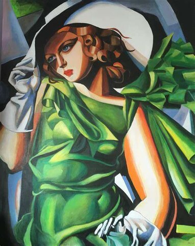 Young Lady with Gloves