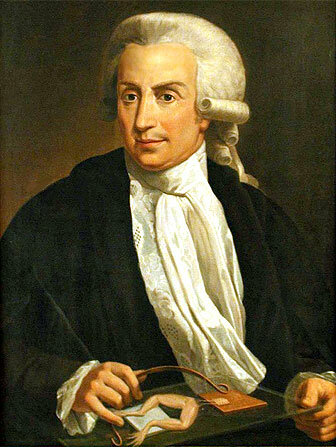 Descubrimiento de la electricidad animal Luigi Galvani