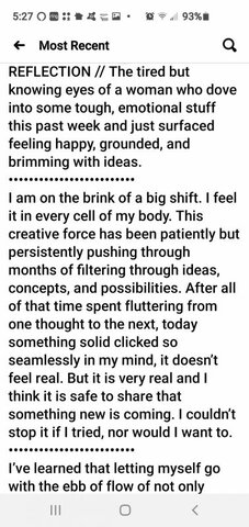 *Tough, emotional stuff