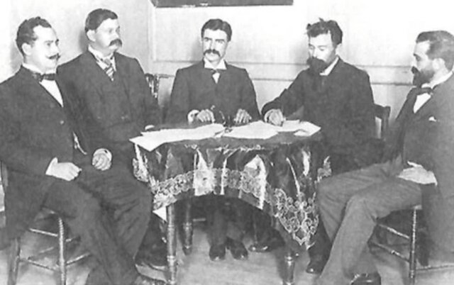 Firma del «Tratado de la paz de Wisconsin»