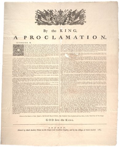 Proclamation of 1763