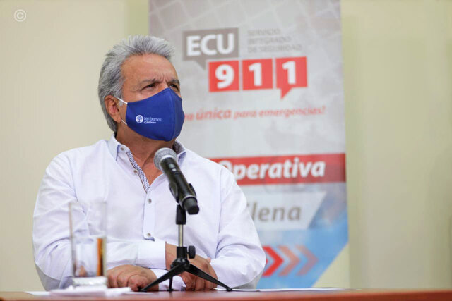 Decreto de emergencia sanitaria nacional por el Presidente Lenin Moreno