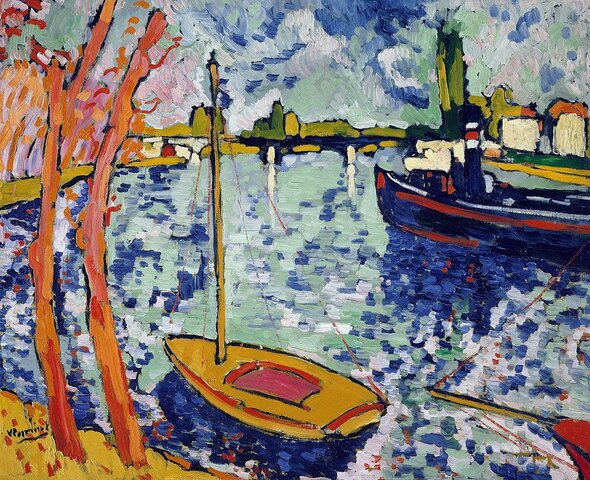 The River Seine at Chatou, Maurice de Vlaminck