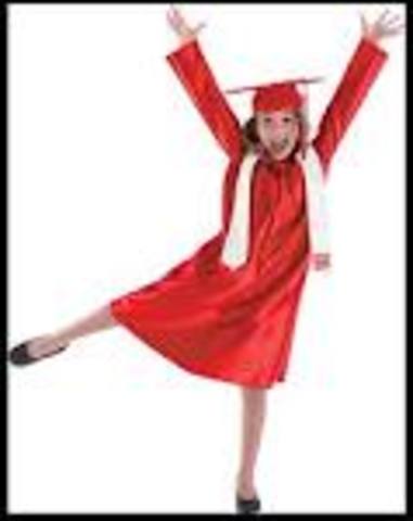 graduated elementary school