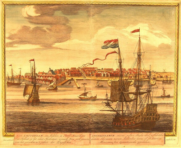 Dutch colonizers bought the island of Manhattan