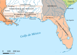 Spanish Florida is ceded to the United States.