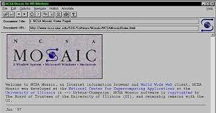 When was the Mosaic web browser launched?
