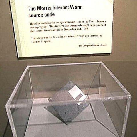 When was the first worm created and what was the name?