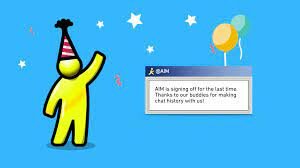 When does AOL launch instant messenger?