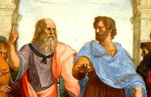 Platón y Demócrito