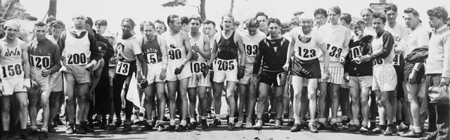 Primer maratón de Boston