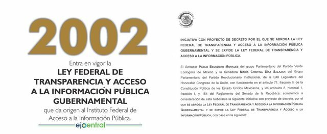 Entra en vigor en México la Ley Federal de Transparencia y Acceso a la Información Pública Gubernamental