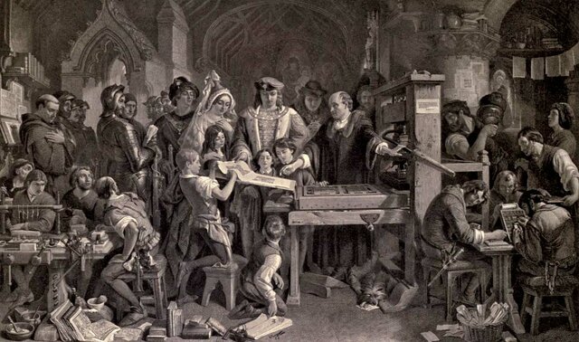William Caxton Prints the First Book in England