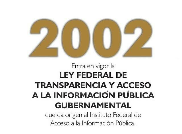 Ley Federal de Transparencia y Acceso a la Información Pública Gubernamental