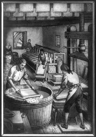 the first paper mill