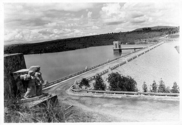 Construccion presa Manuel Ávila Camacho