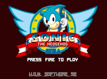 Sonic The Hedgehog For Commodore Amiga And Atari ST(Cancelled)