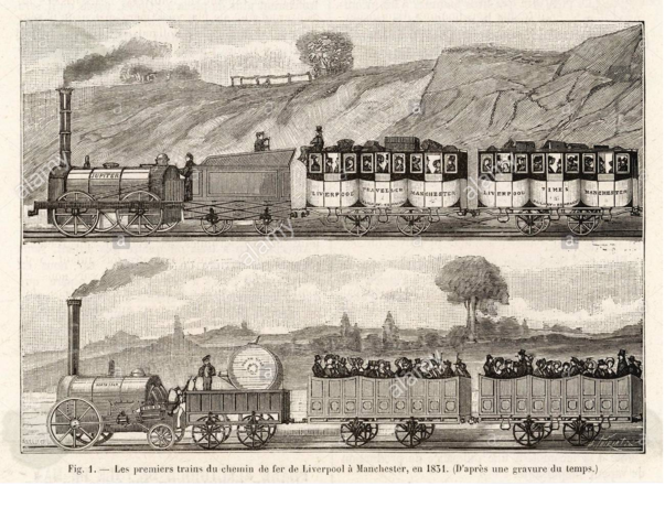 Construcción de la Primera Línea Moderna Ferroviaria del Mundo