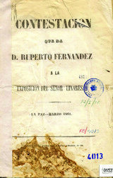 Triunvirato: Jose Maria de Acha - Ruperto Fernandez y Manuel Antonio Sanchez