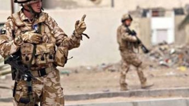 U.S. and Britain vs. Iraq