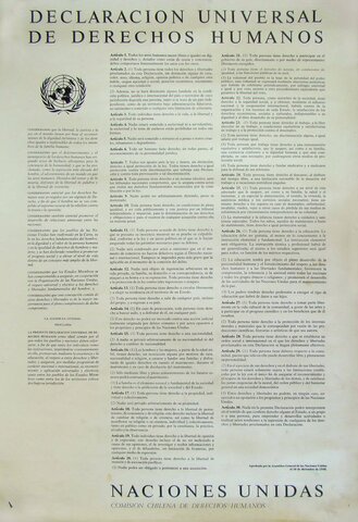 Declaración Universal de Derechos Humanos 10/12/1948.