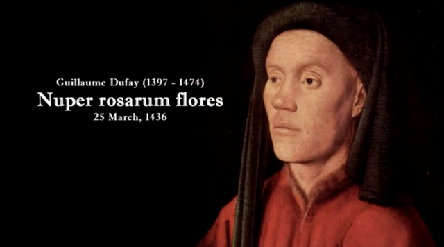 Festive Motet Nuper rosarum flores,