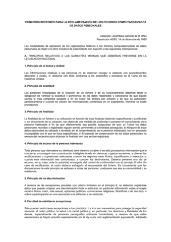 Resolución 45/95 de la Asamblea General de Naciones Unidas En 1990