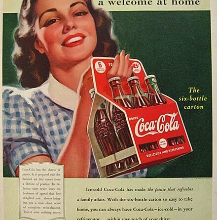 Coca cola de 1930.