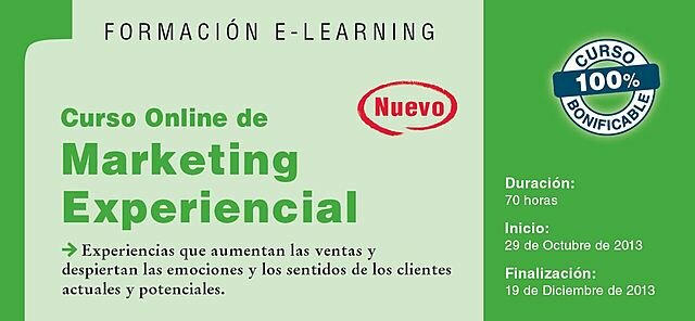 Experiencial de marketing.