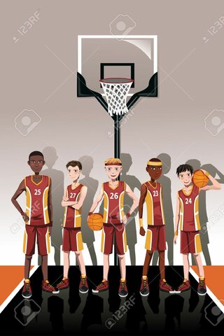 5 jugadores por equipo