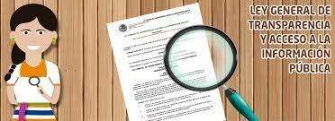 LEY GENERAL DE TRANSPARENCIA Y ACCESO A LA INFORMACIÓN PÚBLICA