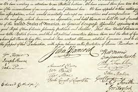 The Declaration of Independence is Signed