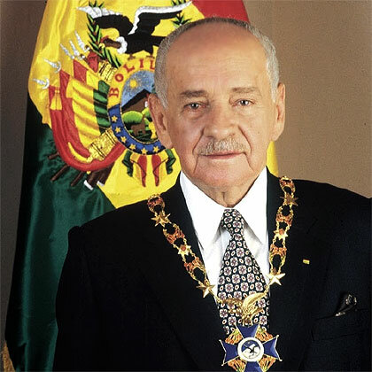 HUGO BANZER. BOLIVIA 1971-1978  1997-2001