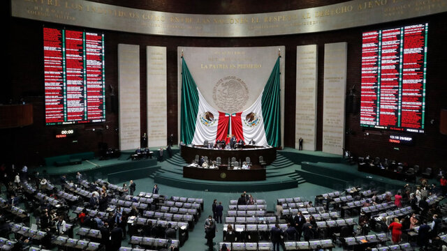 En México dentro de la Cámara de Diputados