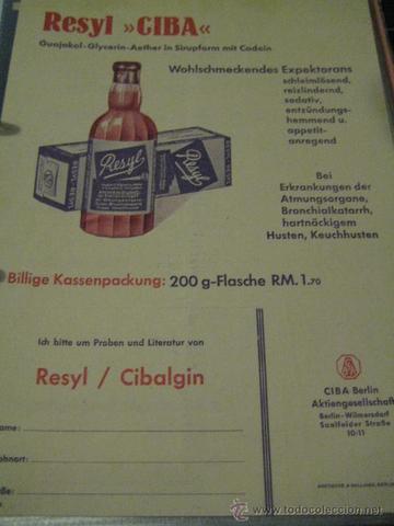 Primera cartulina publicitaria.