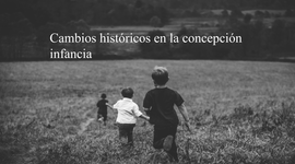 Timeline: Línea de tiempo acerca del cambio histórico-social en la concepción de infancia