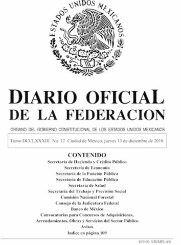 Modificación al artículo 6° constitucional.