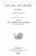 nueva Ley del Notariado para el Distrito Federal