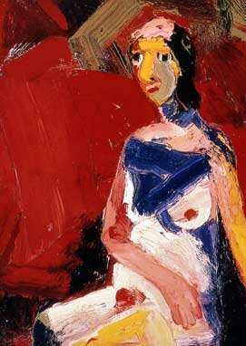 Joan Brown's Girl Sitting