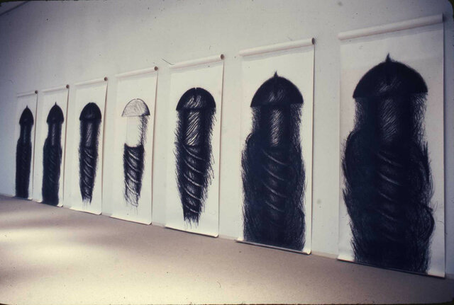 Judith Bernstein's "Dicks of Death"