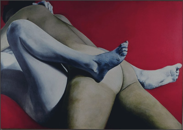 Joan Semmel's "Red White and Blue"