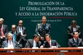 Se expide la Ley General de Transparencia y Acceso a la Información Pública.