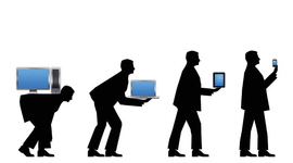 Timeline: Desde el origen de las computadoras hasta los dispositivos móviles.