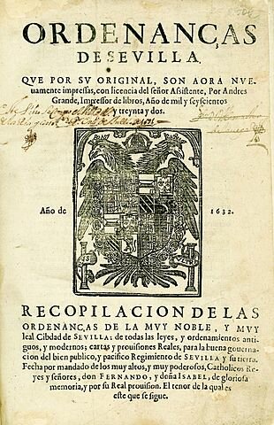 ORDENANZAS DE SEVILLA