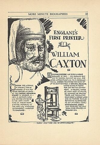 Se imprime el primer volante en ingles para difusión publica.