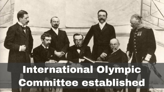 Se crea el COI (Comite Olimpico Internacional)